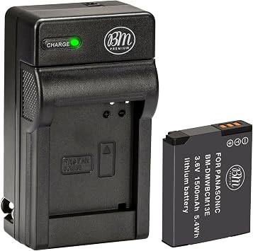 BM Premium DMW-BCM13E Battery and Charger for Panasonic Lumix DC-TS7, DMC-FT5A, LZ40, TS5, TS6, TZ37, TZ40, TZ41, TZ55, TZ60, DMC-ZS27, DMC-ZS30, DMC-ZS35, DMC-ZS40, DMC-ZS45, DMC-ZS50 Digital Cameras