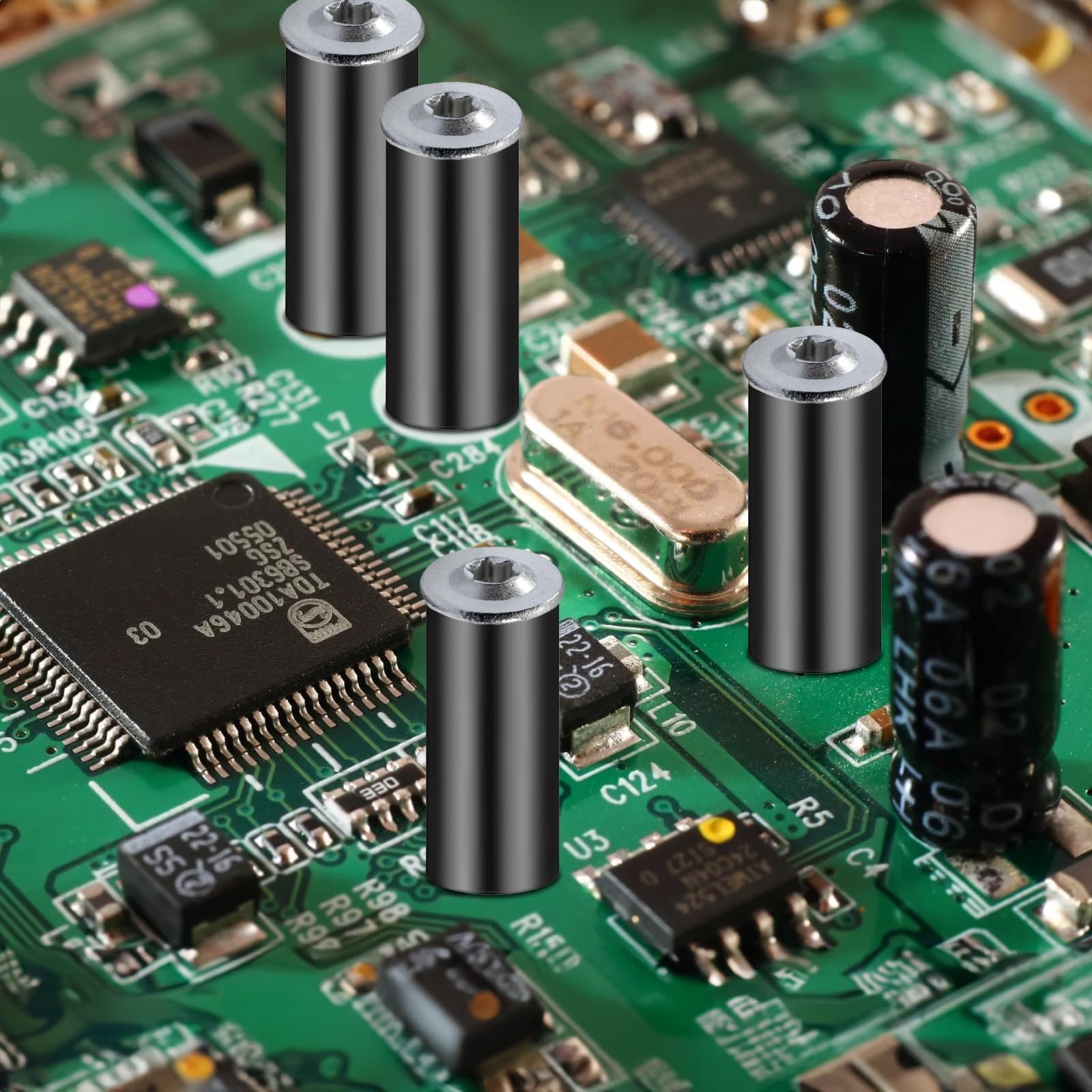 100 Spessori In Gomma M4-7x5 Mm - Distanziatori ABS E Teflon Per Motori E Circuiti - Foto 5