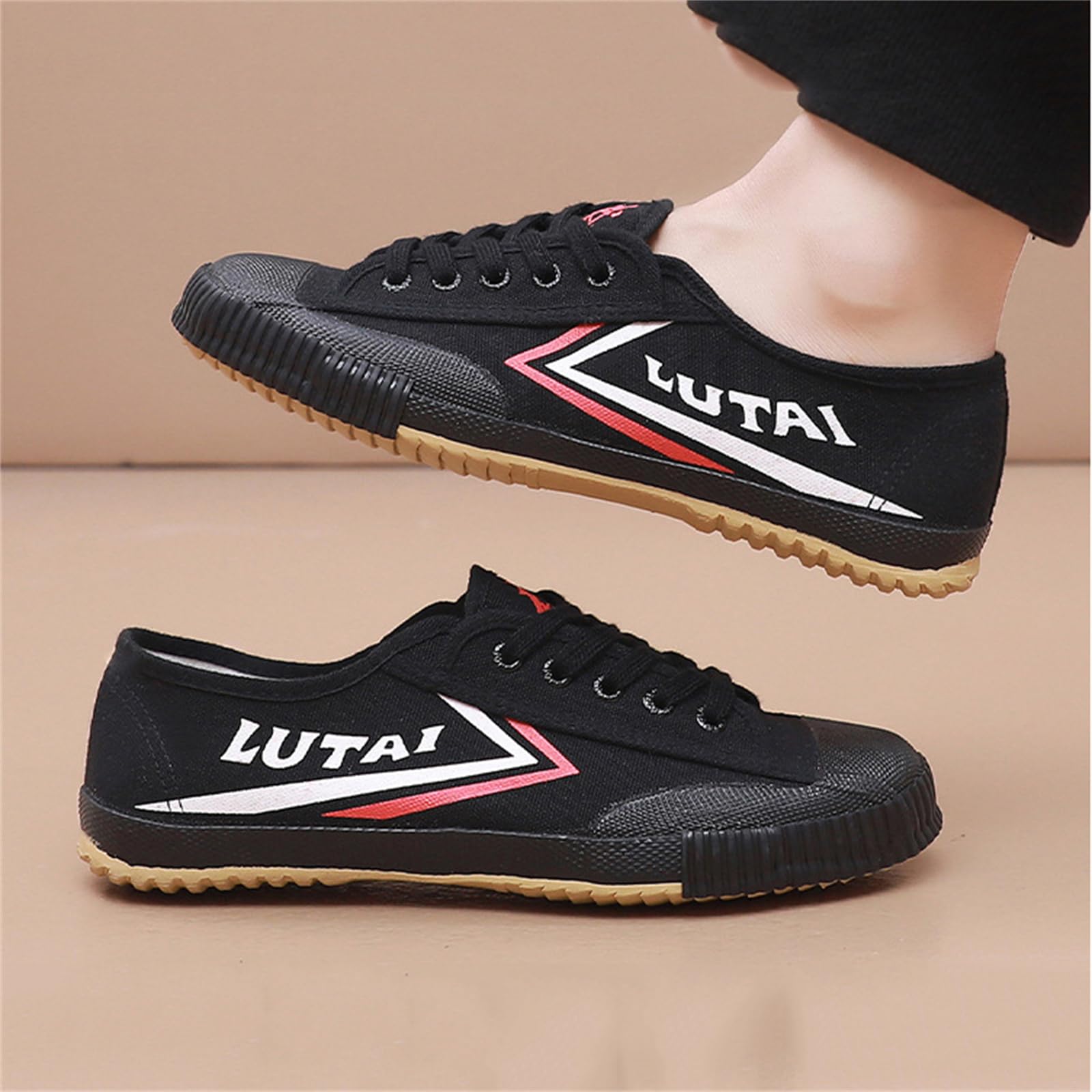 Zapatos De Artes Marciales para Niños Y Adultos Zapatillas De Deporte De Tai Chi Kung Fu Zapatillas De Deporte De Lona De Parte Inferior Descalzas