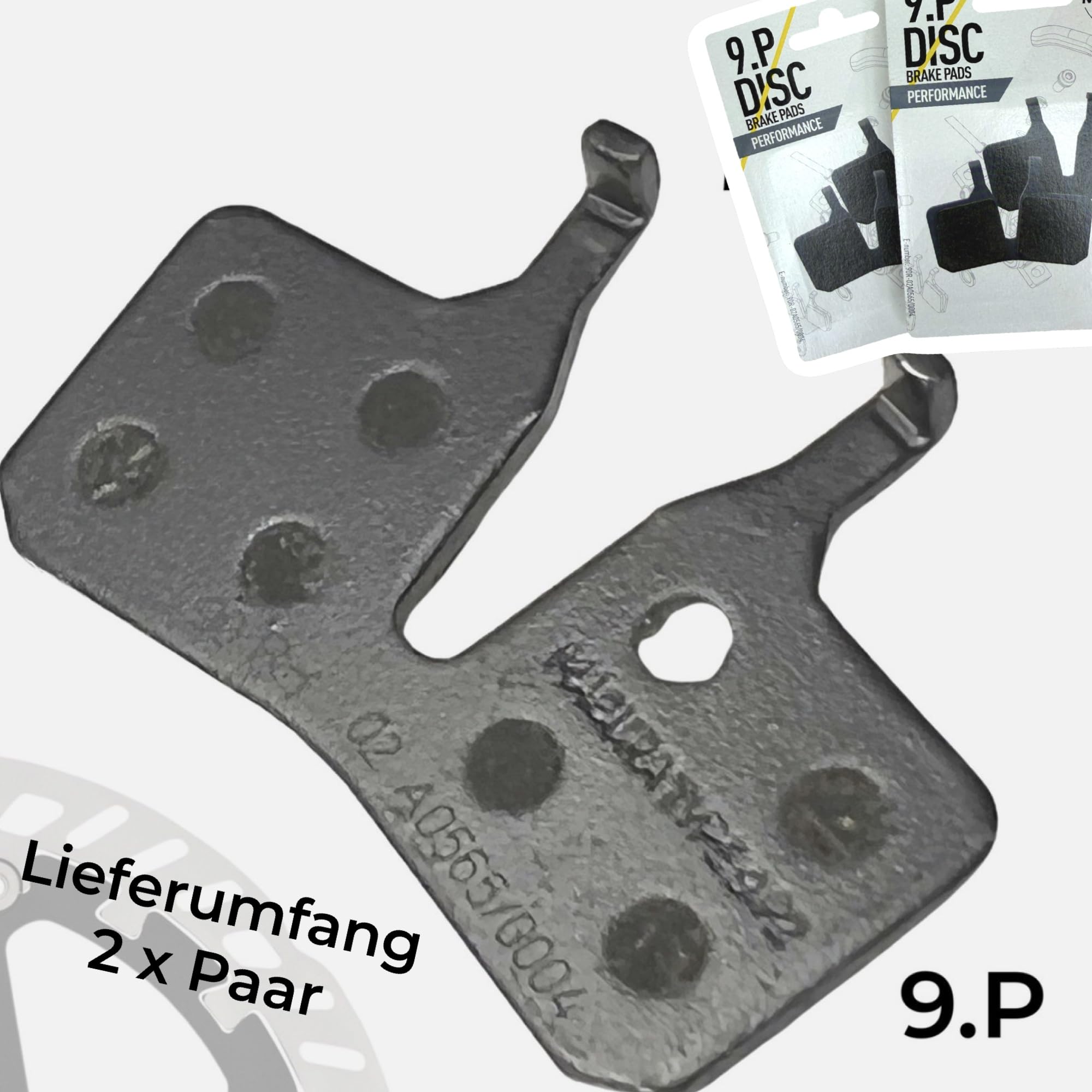 F26 MT, freni a disco idraulici di ricambio per bicicletta, compatibili con Magura MT 2 4 5 7 8 (2 paia/9.P Performance (4 pistoni)