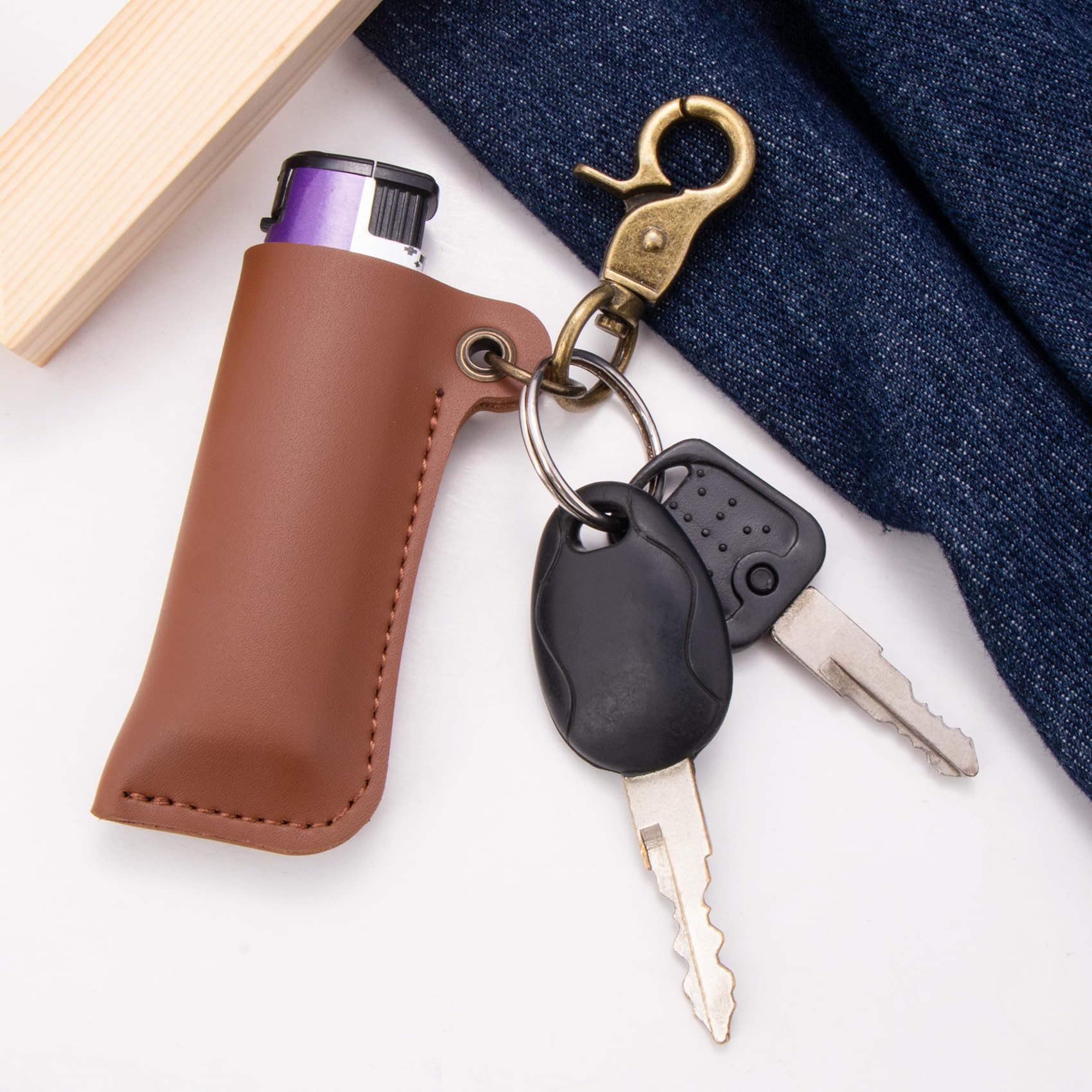Amazon.com: CHANZET Leather Lighter Case Holder for BIC Standard