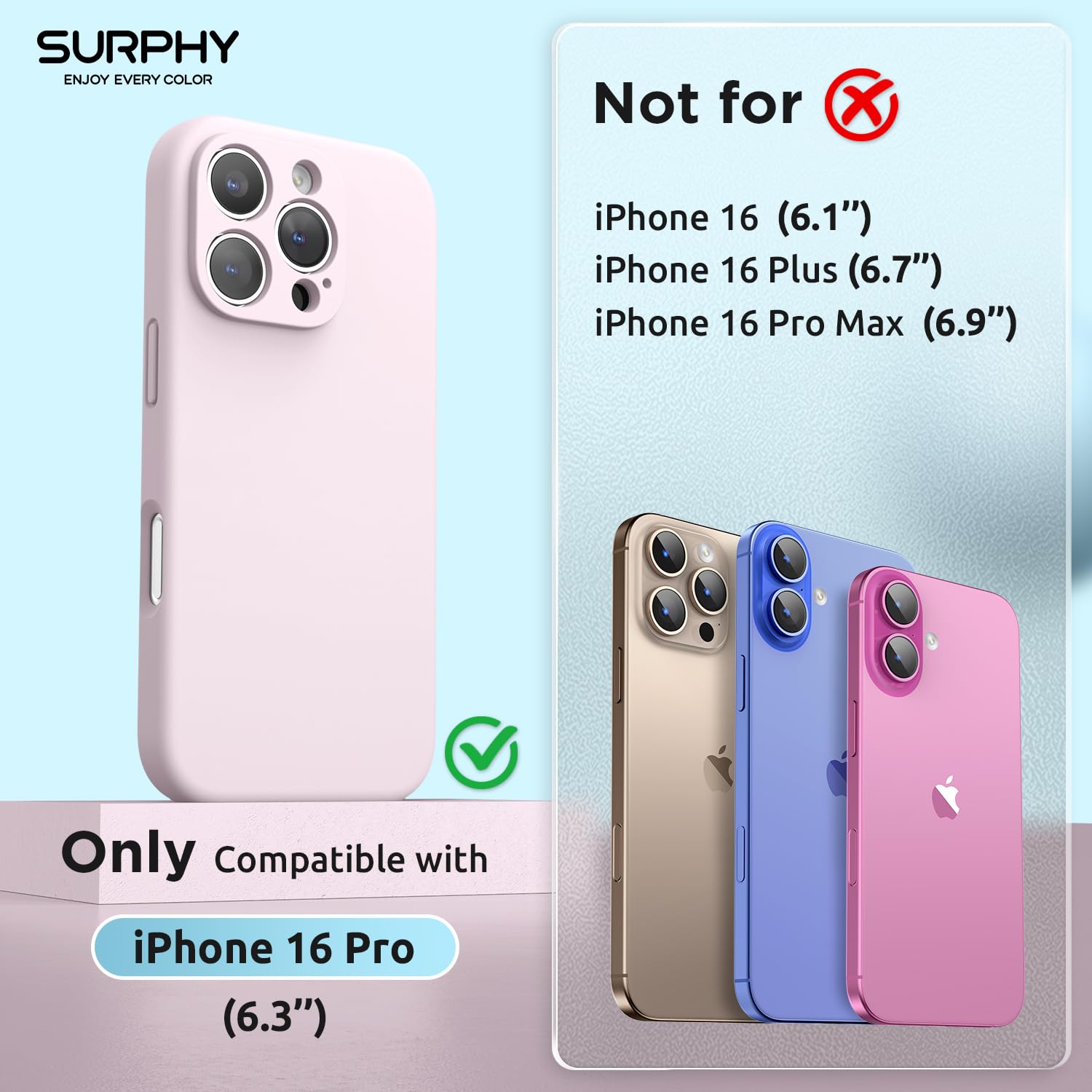 SURPHY Magnetic Design for iPhone 16 Pro Case - Image 2