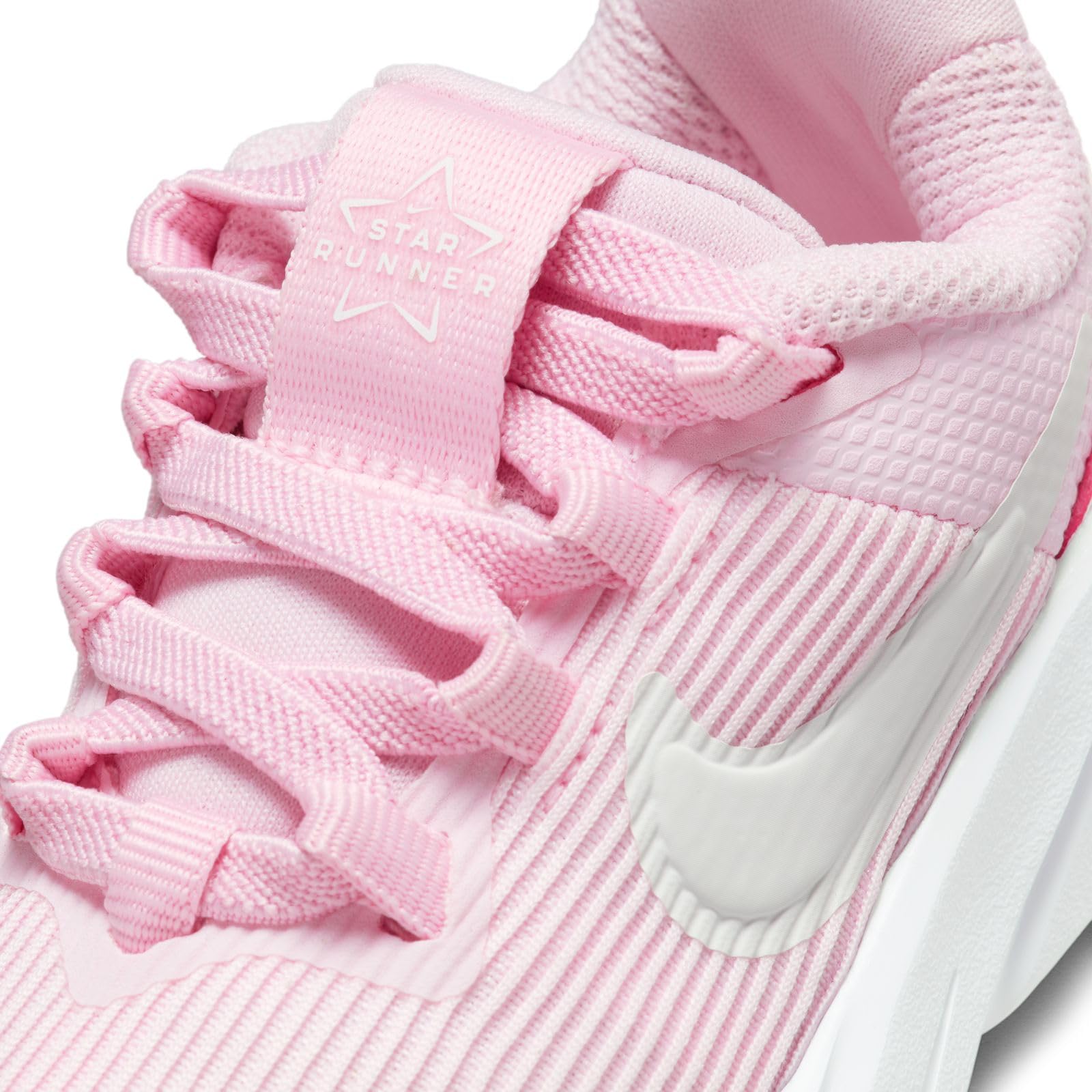 Nike Star Runner 4 Baby/Toddler Shoes (DX7616-602, Pink Foam/Summit White-White) Size 8