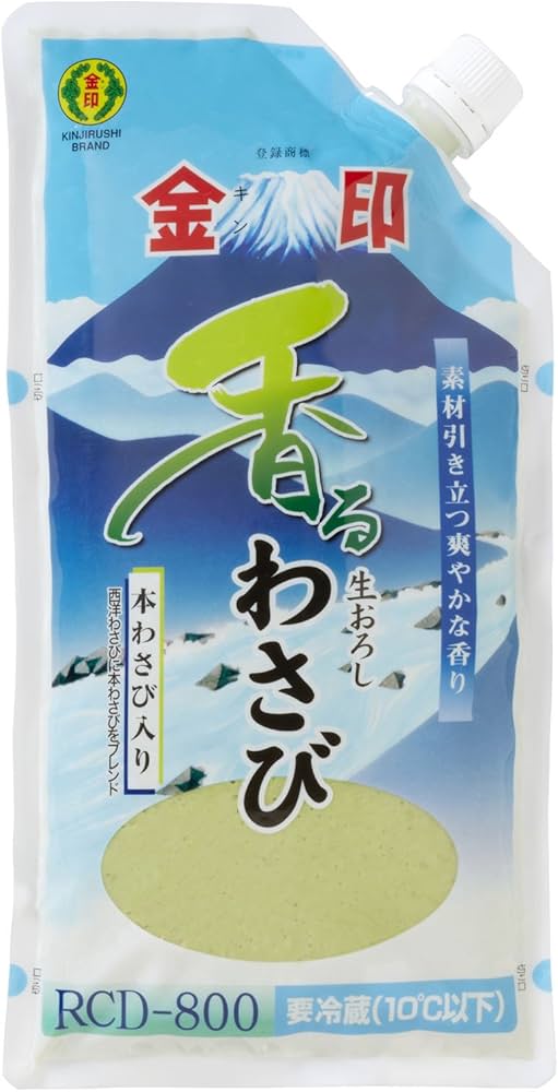 Amazon | 金印 香る 生おろしわさび 800g | 金印 | わさび 通販