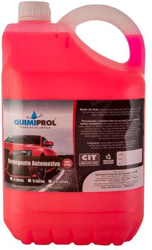 Detergente Automotivo Concentrado Com Cera de Carnaúba 5 Litros