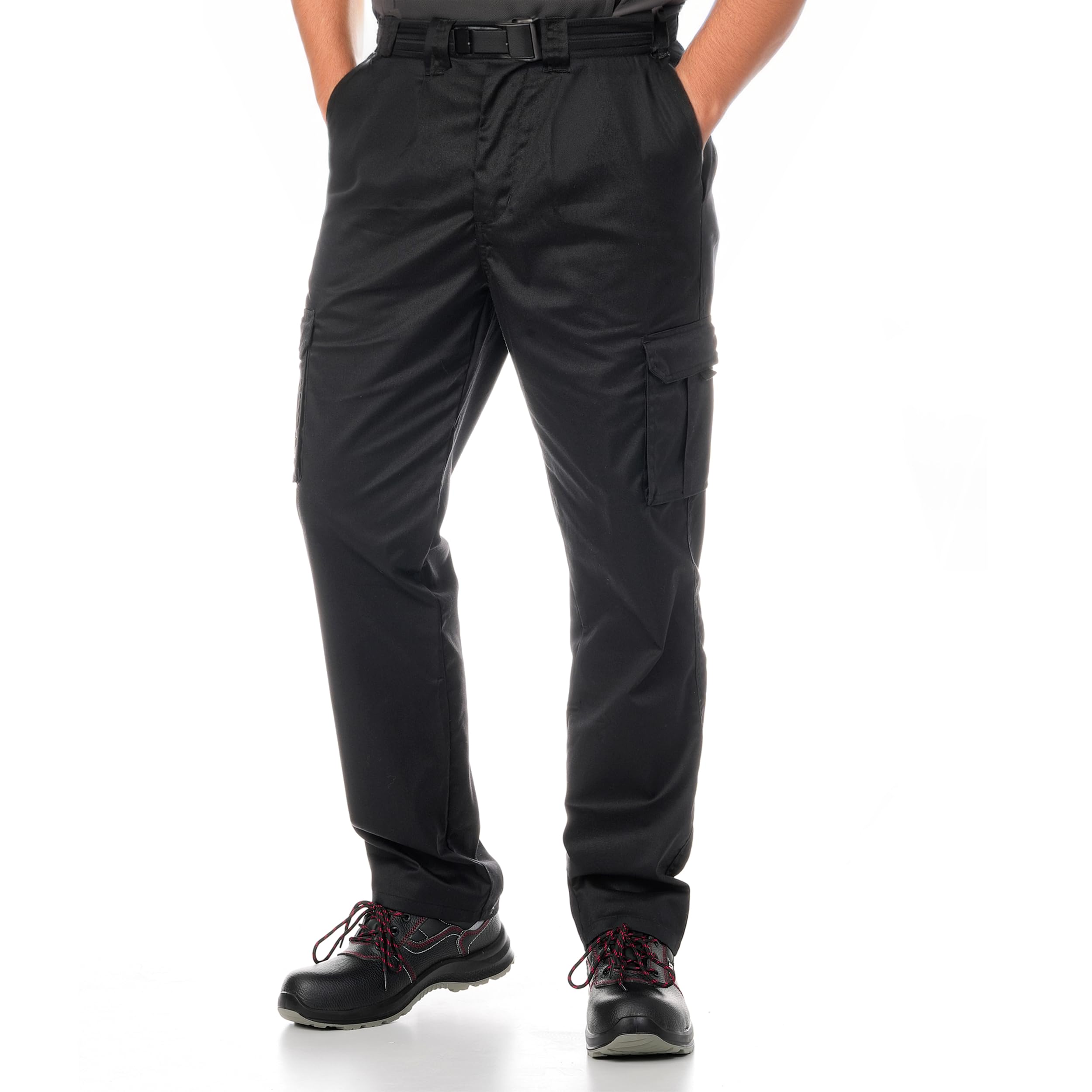 BWOLF Prime Cargo Pantalón de Trabajo para Hombre con Elastano, Pantalón Cargo Hombre Elástico para Hombre Algodón - Poliéster - Elastano, S - 4XL