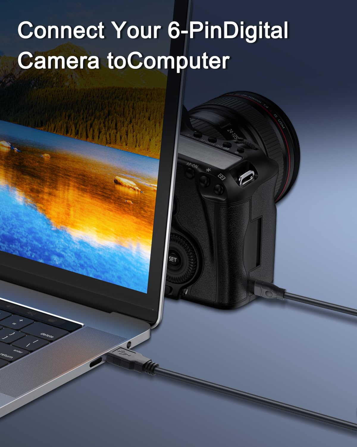 ATTENZIONE: SOLO PER PC CON CHIP 1394 Cavo adattatore Firewire da 6 pin a USB 2.0, cavo convertitore IEEE 1394 a 6 pin per stampante, scanner, fotocamera digitale, disco rigido, 1,8 m