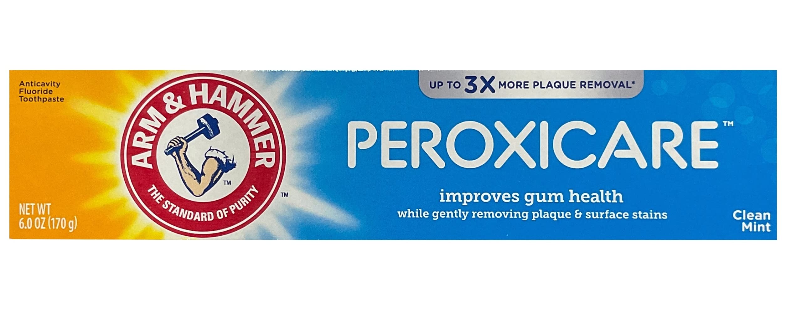 Arm & Hammer PeroxiCare Healthy Gums plaque Removal tooth paste 6 oz by Unknown