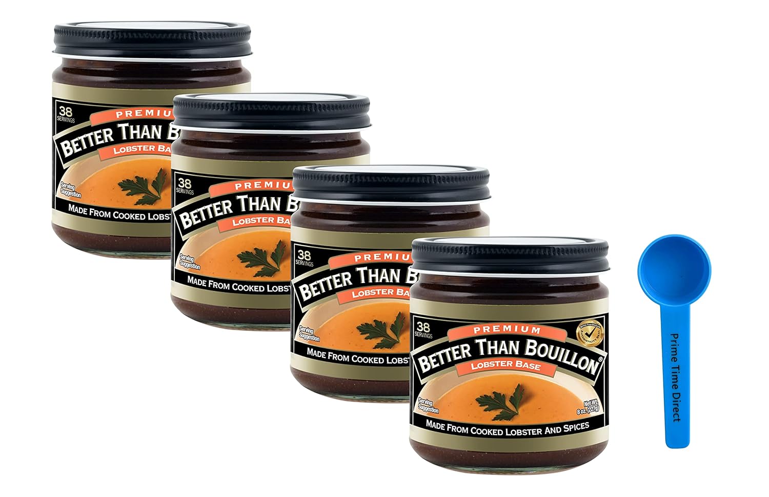 Better Than Bouillon Lobster Base 8 oz (Pack of 4) Bundle