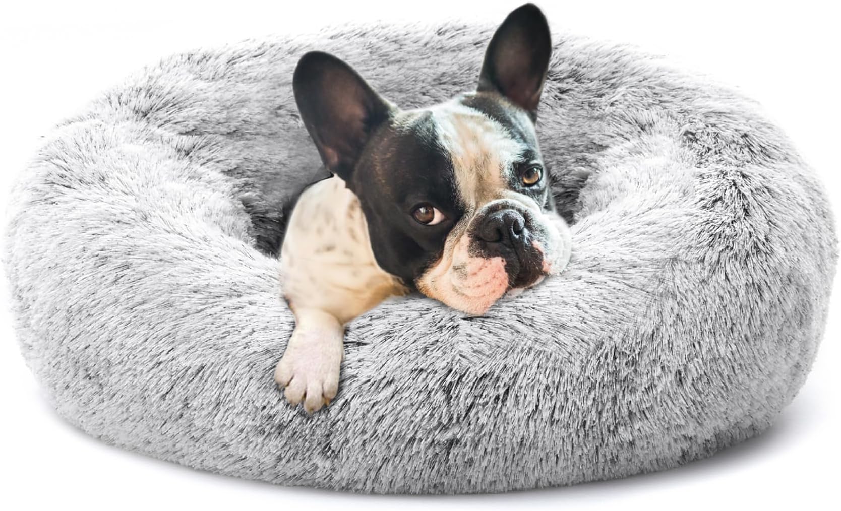 Eterish Anxiety Donut Dog Bed Small, Calming Dog Beds for Anxiety 23