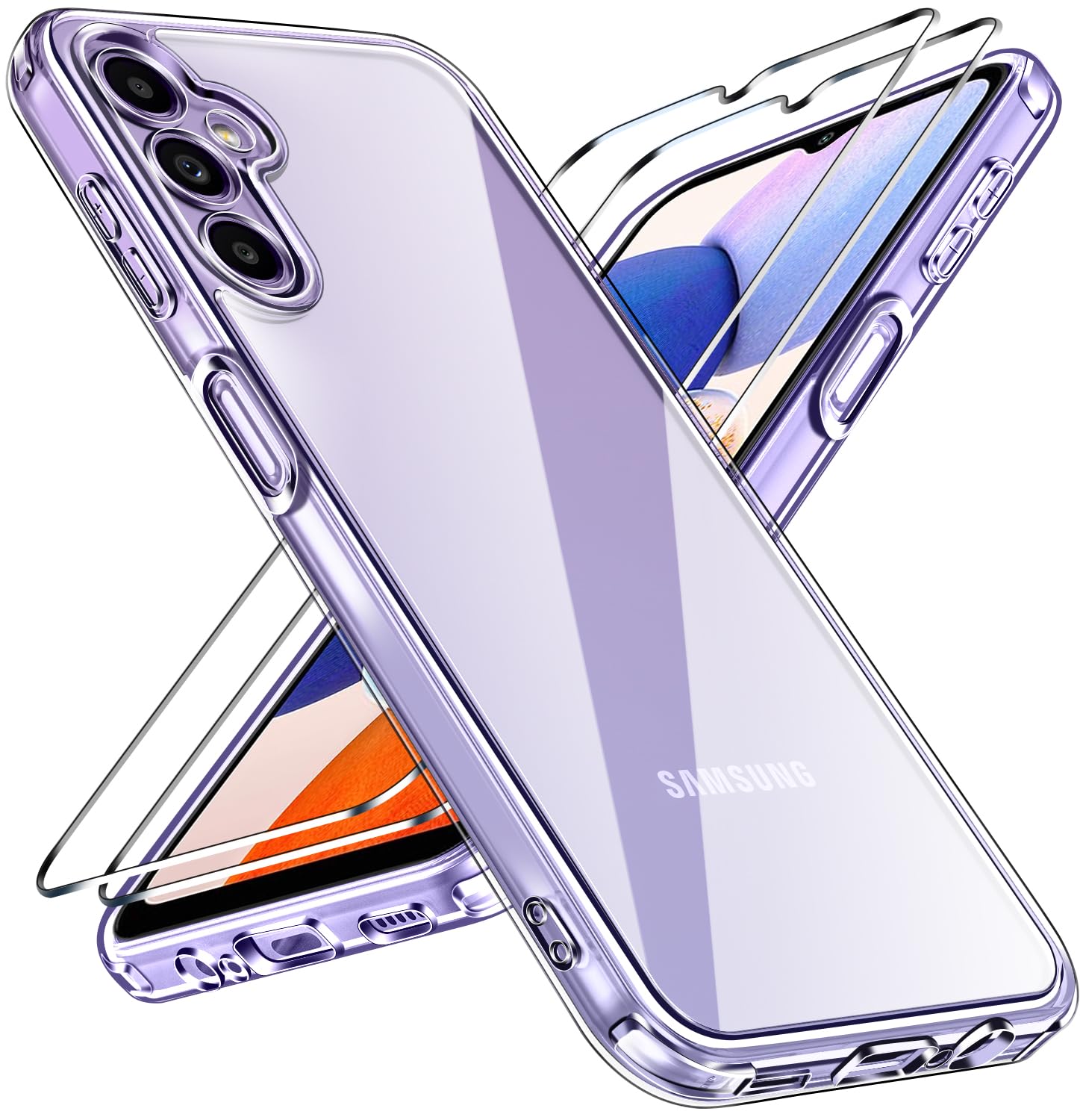 ivoler Clara Funda para iPhone 17, con 2 Piezas Cristal Templado, [Protección Militar] Anti-Amarillo Carcasa Antigolpes Bumper Case Cover - Transparente — view 17