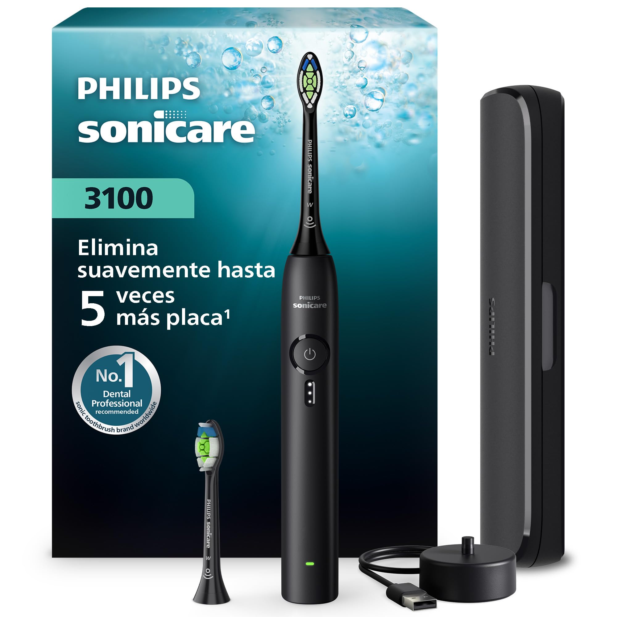Cepillo Philips Sonicare Serie 3100 - Cepillo dental sónico con sensor de presió