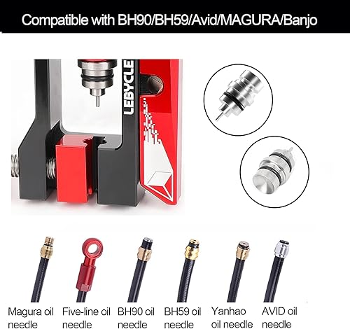 Miniatura 4 de Herramienta de inserción de manguera hidráulica de bicicleta, Instalación del controlador de aguja de freno de aceite, Herramientas de cableado