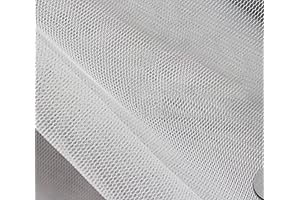 Breatheable Mesh Fabric in Pristine White (58" Wide, Sold by the Yard)
