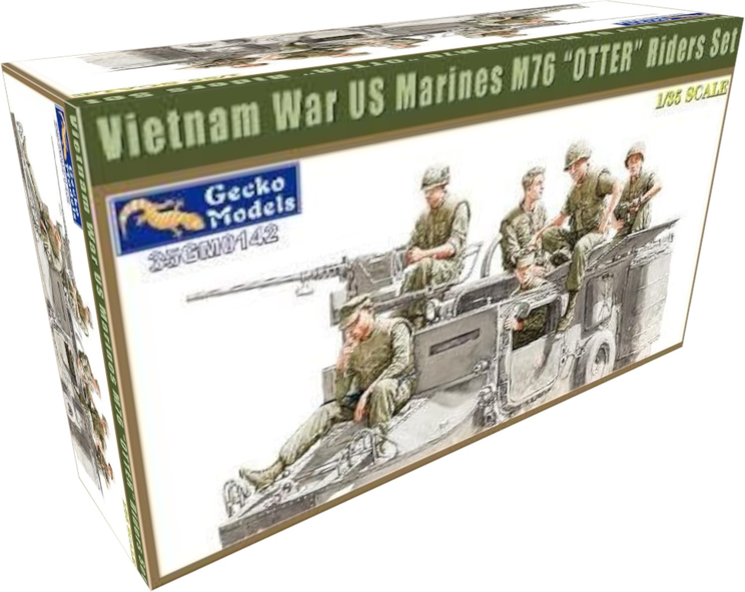 Amazon.co.jp: ゲッコーモデル 1/35 アメリカ 海兵隊 M76 オッター