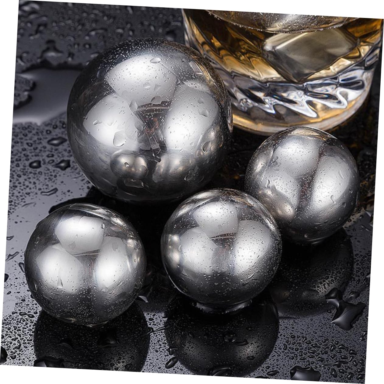 Ciieeo Ice 38mm Reusable Whisky Stone Ice Wine Stone Chilled Beverage Chiller for Home Bar