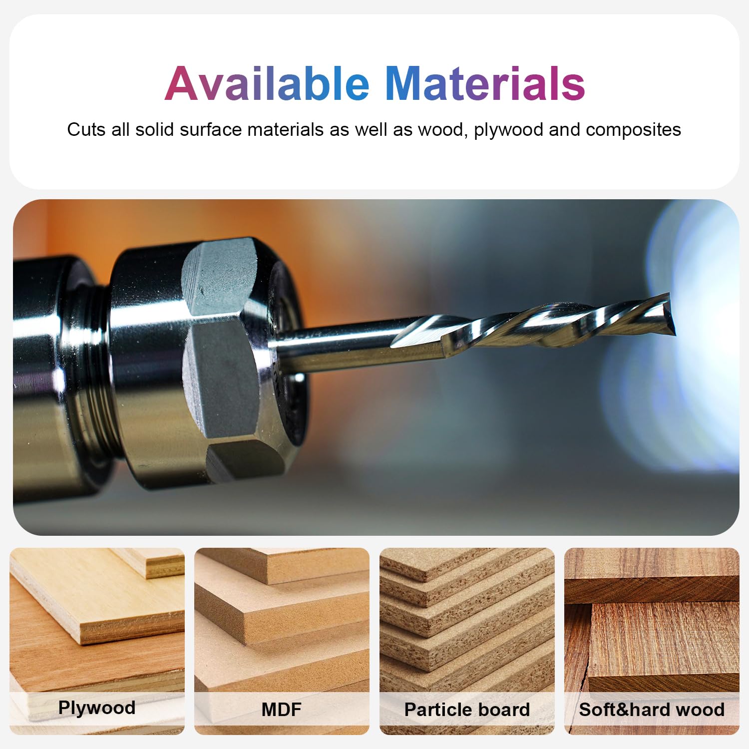 Mini Router Cutting Router Bit 1/4