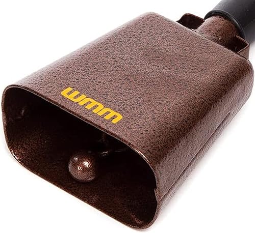 Miniatura 3 de Campana de vaca de 10 pulgadas para eventos deportivos, campana de animación para juegos de fútbol, cencerro grande de acero con asa, campanas