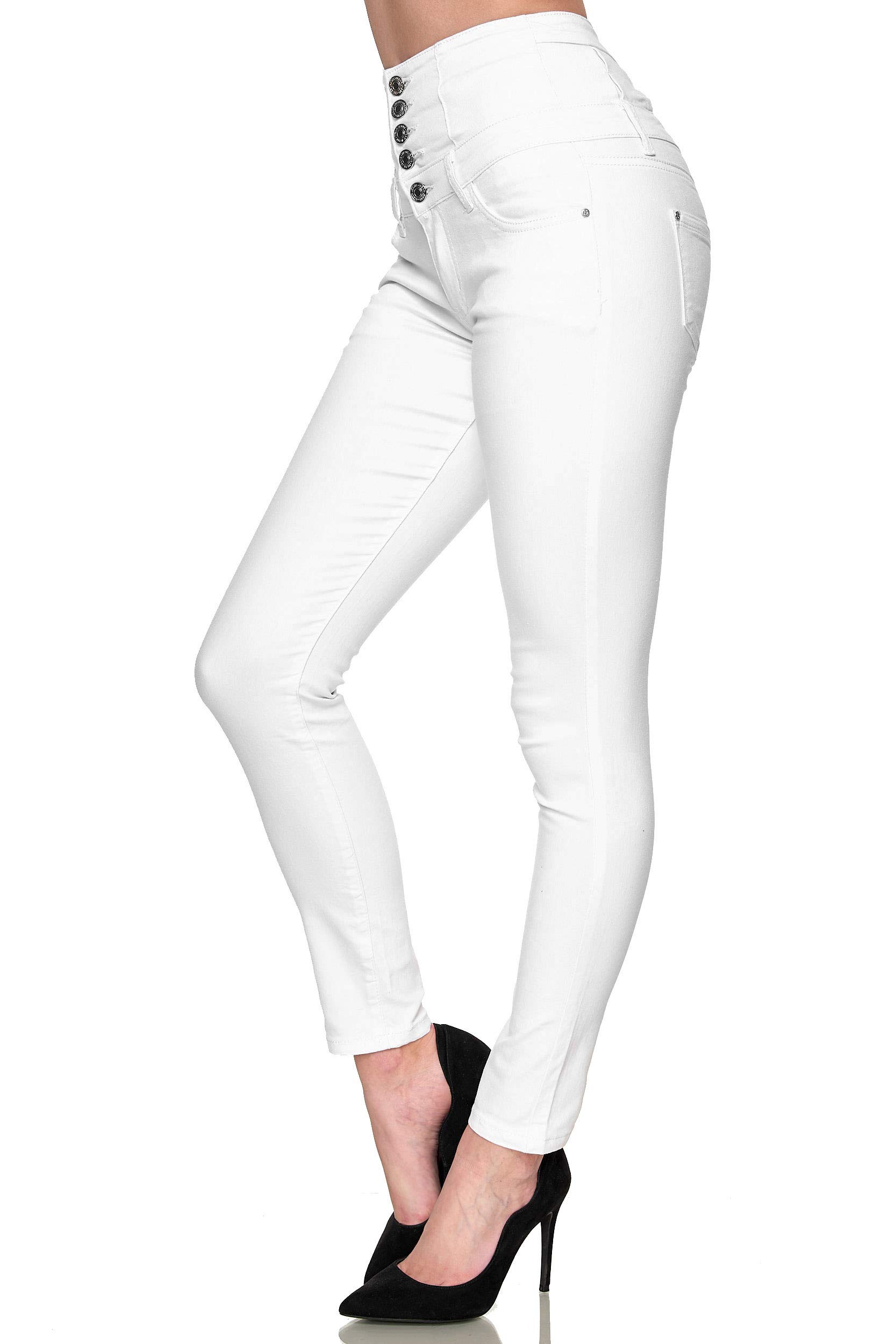 Elara Jeans Femmes Stretch Taille Haute Skinny Chunkyrayan