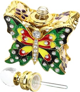 IMIKEYA Spray Bottle Perfume Glass Perfume Bottles Empty Bottle Retro Empty Cosmetic Butterfly Fragrance Bottles Fenton Holderml Green Women Ml Oils Wedding Perfume Glass Bottle