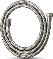 Vista 1 de OFFO Manguera de ducha, níquel cepillado de 48 pulgadas, sin torceduras, accesorio de manguera de ducha de mano galvanoplastia, manguera flexible