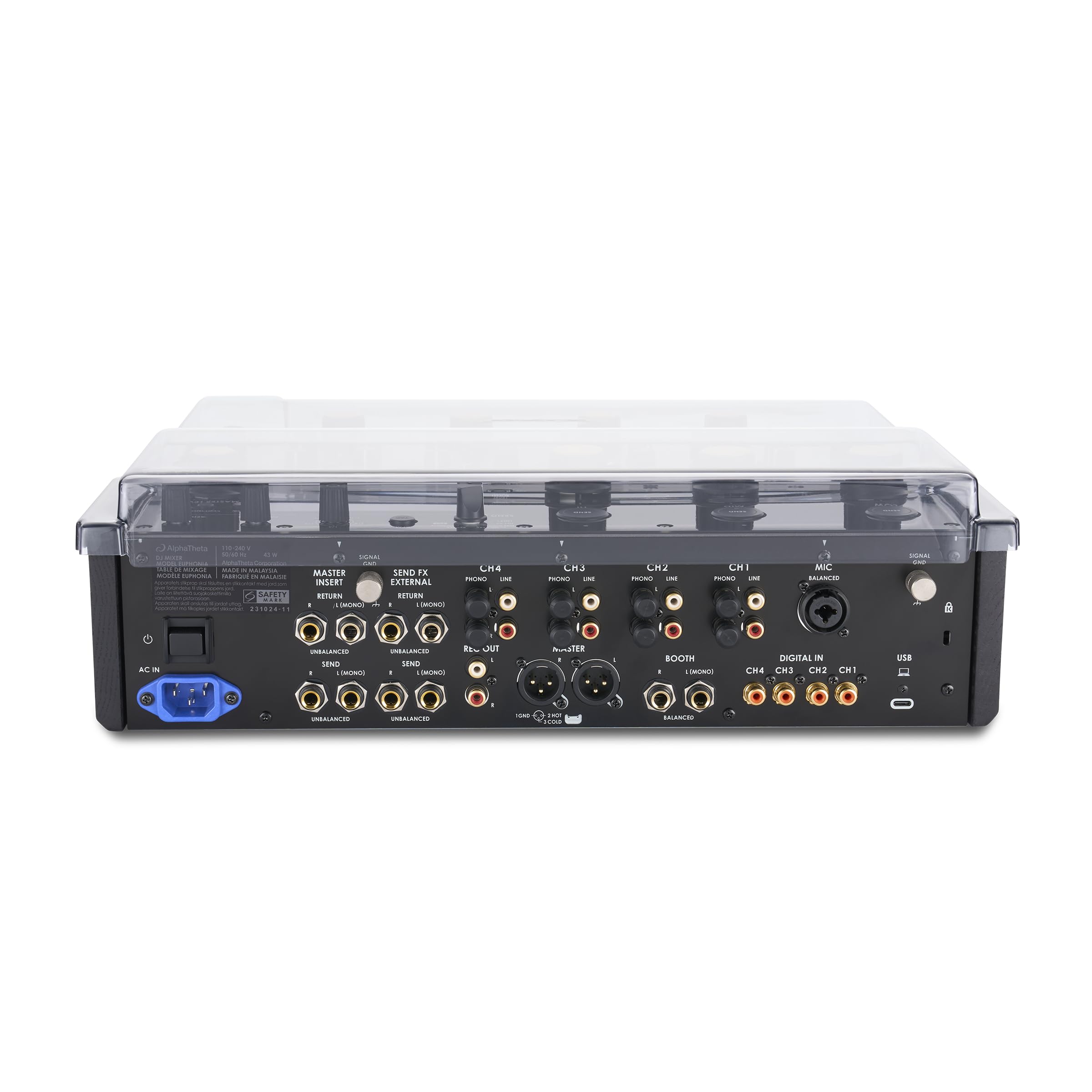 Decksaver AlphaTheta Euphonia Cover - Custodia per attrezzatura DJ