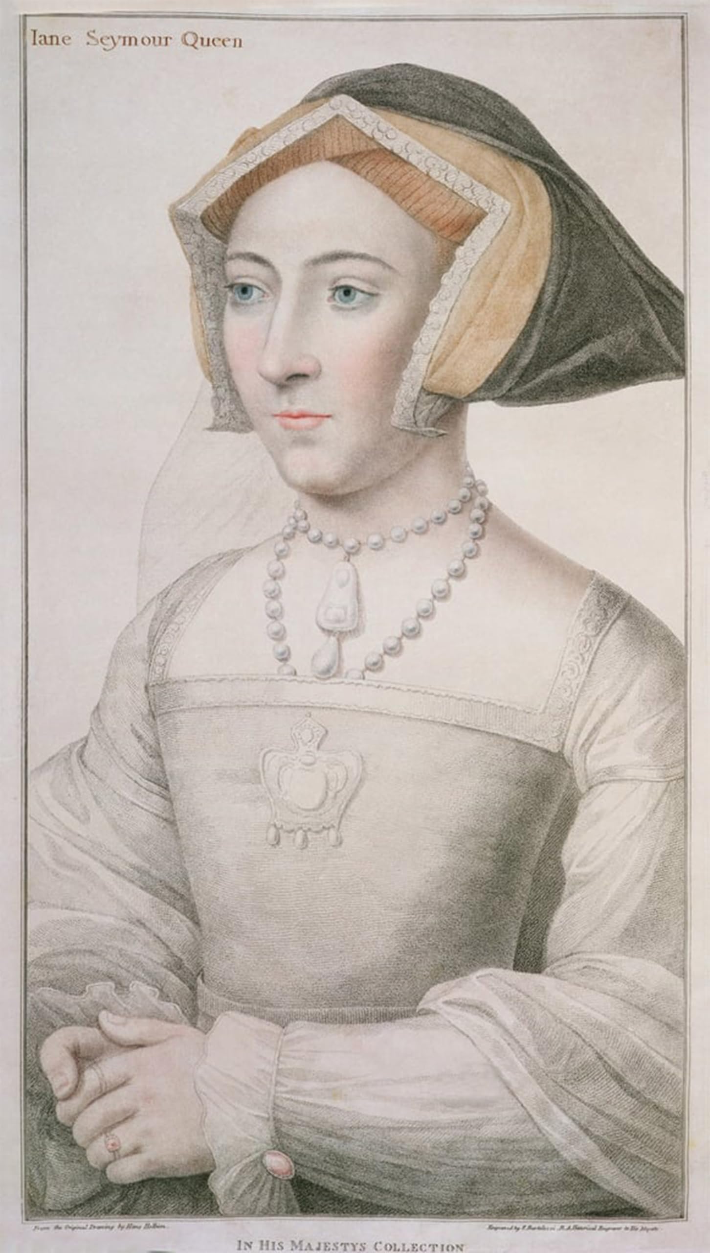 ARTXLXXBN Famous Art Print Poster Vintage Wall Art Jane Seymour by Hans Holbein Der Jüngere Canvas Art Poster for Home Decor 60x90cm