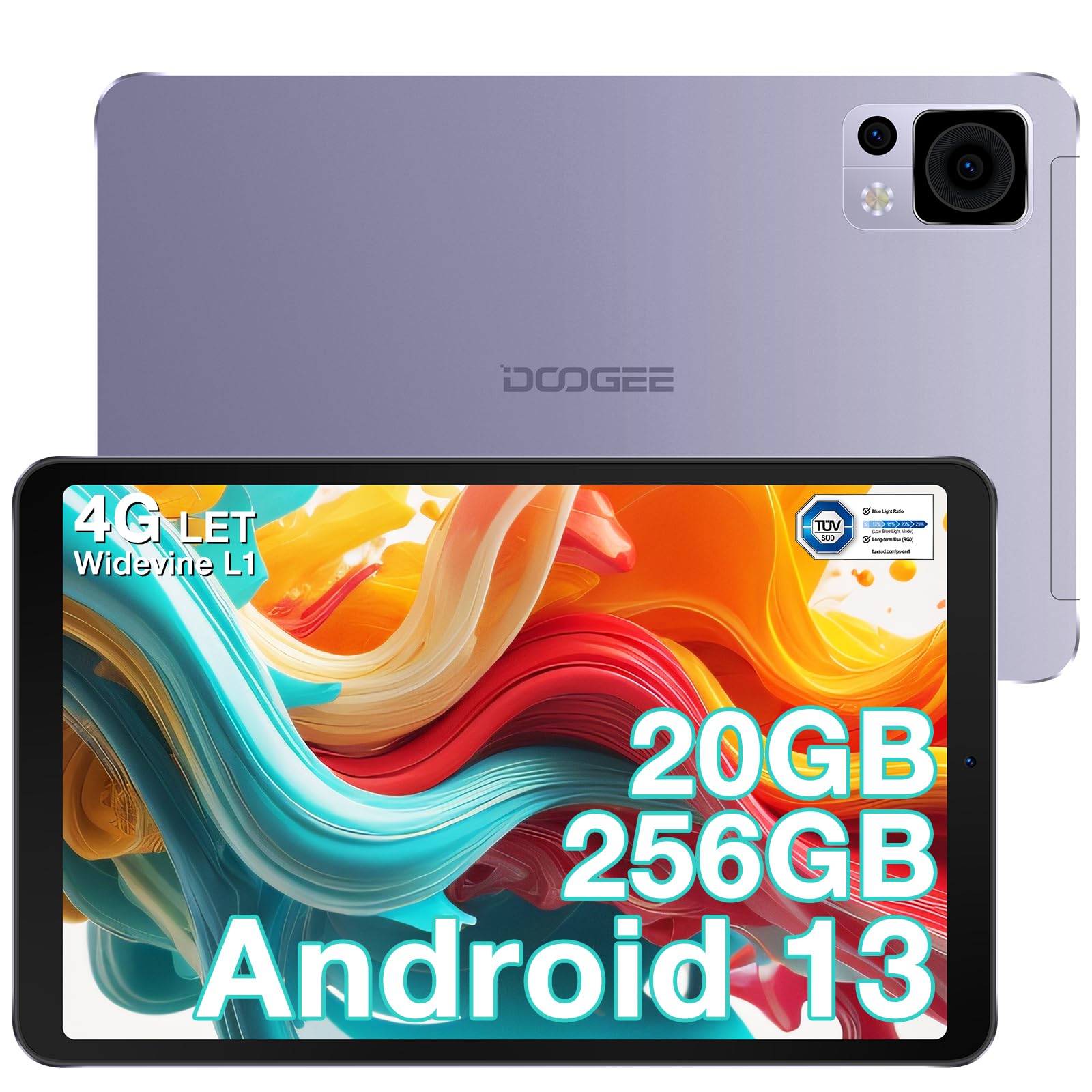 DOOGEE タブレット T20 pro 8.4インチ　256GB DOOGEE T20 Mini Pro 8 inch Tablet, Android 13 Tablet 20GB(8+12