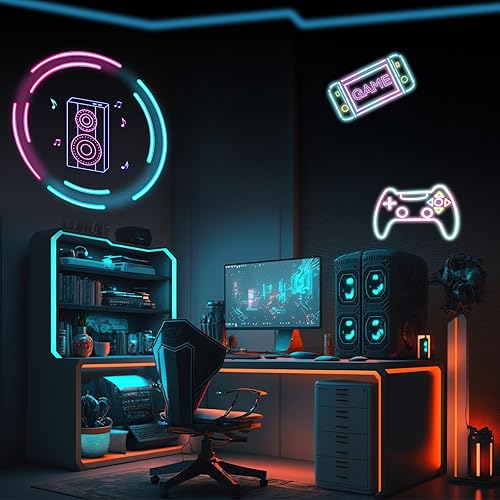 Miniatura 8 de Tira de luces de neón inteligentes de 16.4 pies, tira de luces LED RGB+IC, control de aplicación, sincronización de música, impermeable, tira de