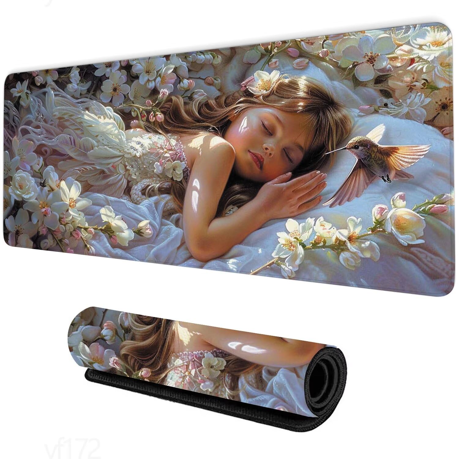 Alfombrilla Ratón Púrpura Alfombrilla Raton 1600x800x3mm, Chica Alfombrilla de Ratón Extendida de Gran Tamaño con Bordes Cosidos, Protector Escritorio, Antideslizante, Alfombrilla Ratón Gaming YF-172