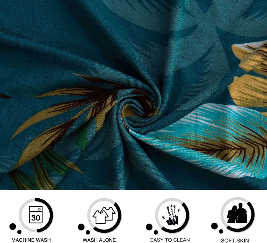 sourcing map Printed Sofa Cover Stretch Couch Covers for Sofas Loveseat Armchair Universal Elastic Pattern Furniture with One Pillowcase X-Large - Image 4