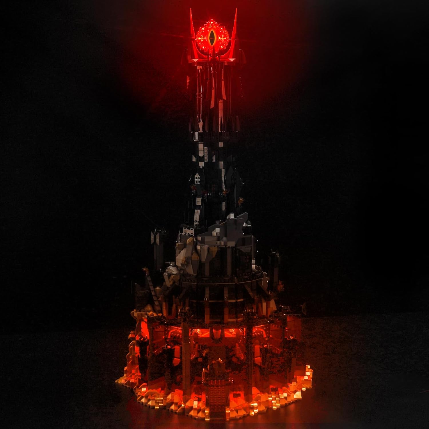 Light Kit Compatible with Lego Barad Dur 10333, Decor Lighting Compatible with Lego 10333 Barad Dur Sauron Dark Tower Castle for Fans, Lights Only No Models (Standard Version)