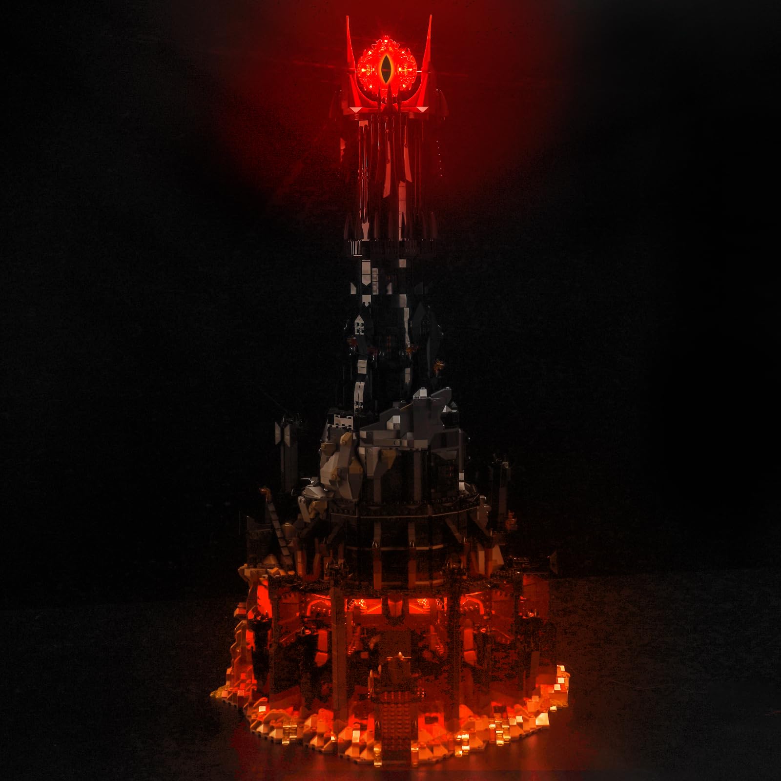 LocoLee Light Kit Compatible with Lego Barad Dur 10333, Decor Lighting Compatible with Lego 10333 Barad Dur Sauron Dark Tower Castle for Fans, Lights