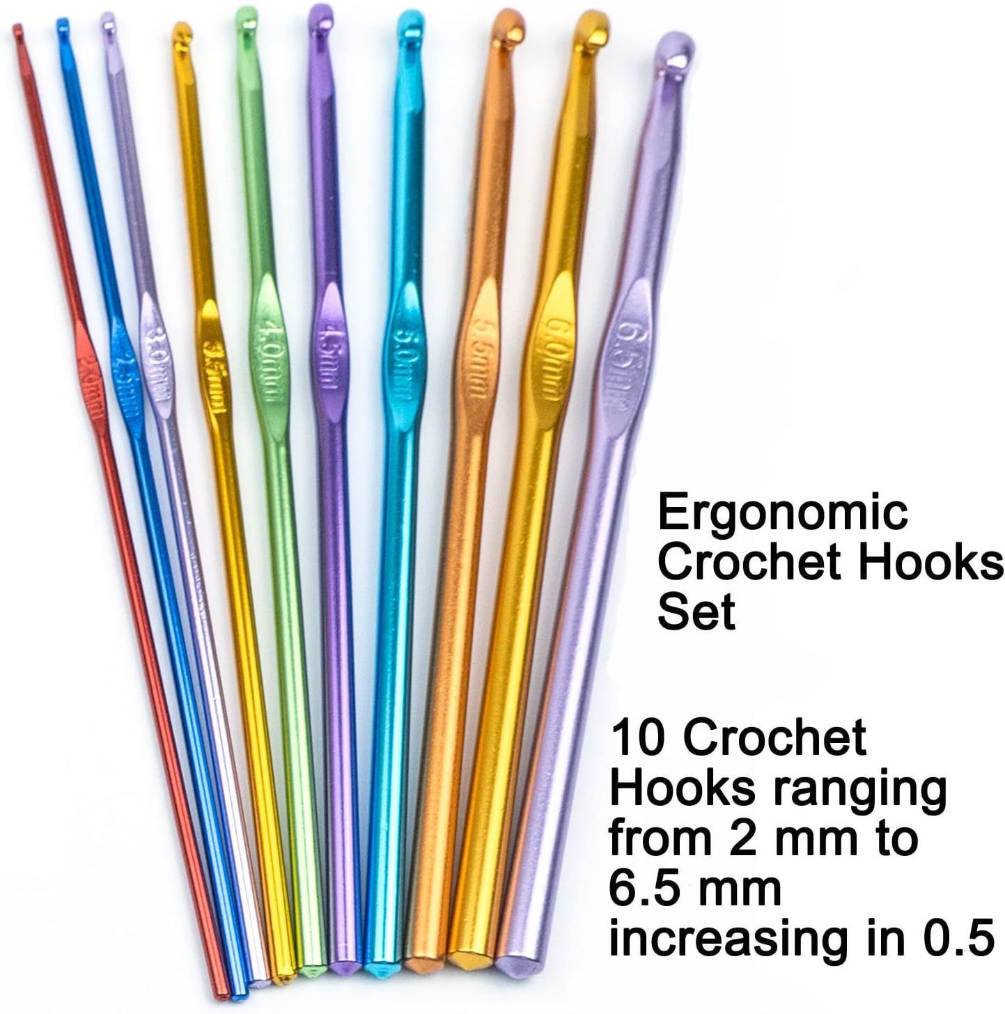 SDJNLXS 78Piece Crochet Kit for Beginners Crochet Kit with Yarn Set,10 Colors Crochet Yarn,Crochet Hooks,Stitch Markers,Crochet Bag etc,Used to Relieve Stres Crochet Starter Kit