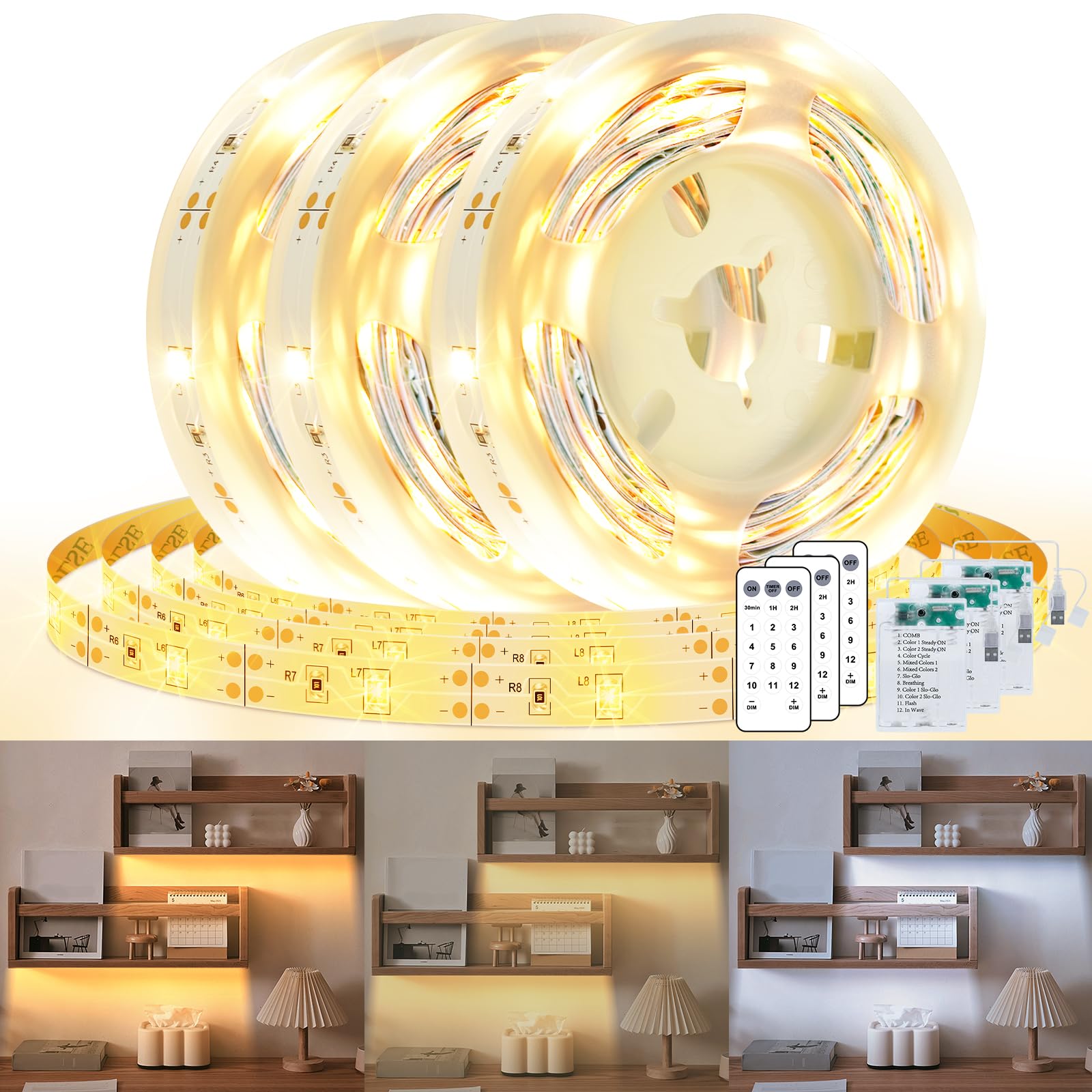 OMIKA 3.3ft Tunable White LED Strip