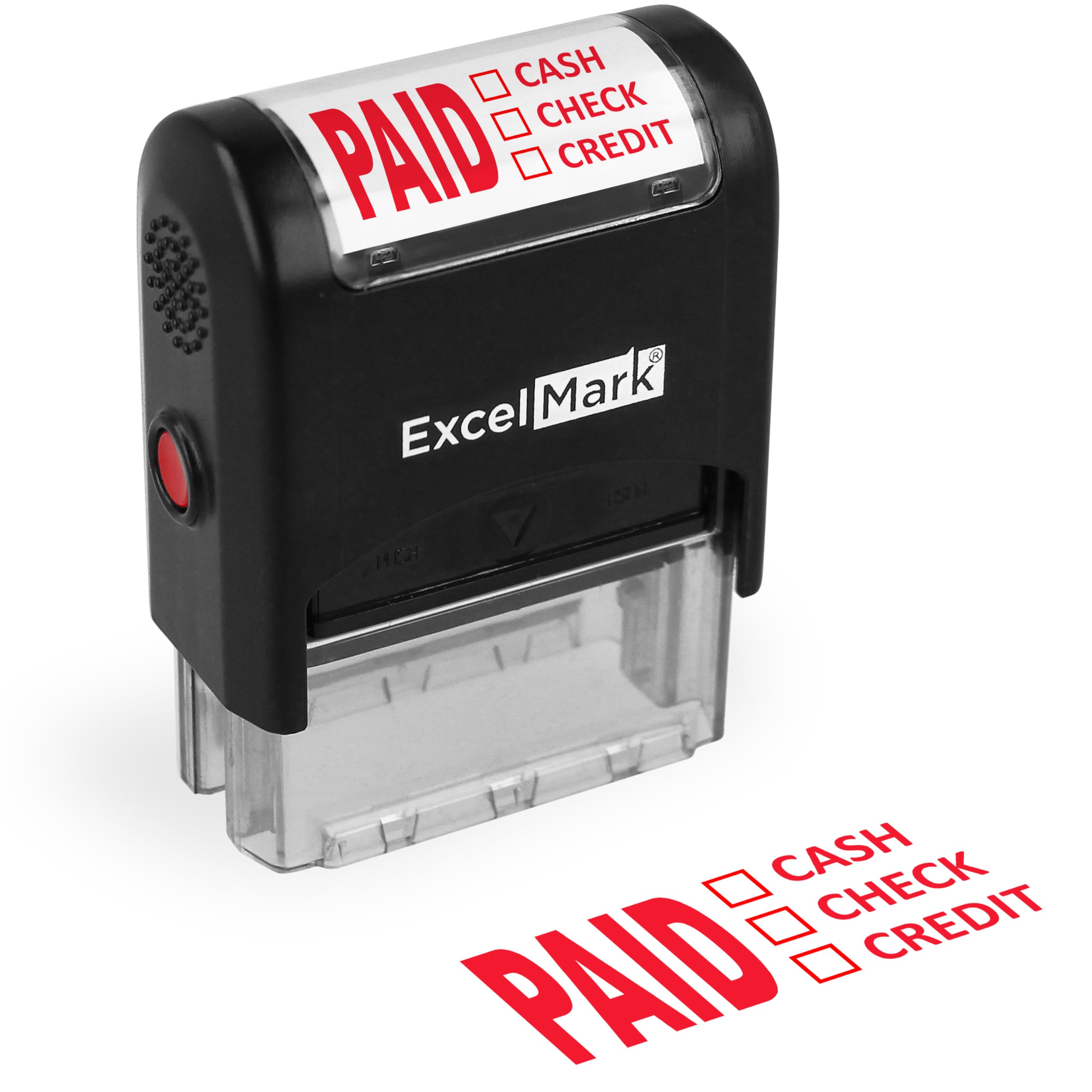 Amazon.co.jp: ExcelMark Paid Cash Check Credit - セルフインク