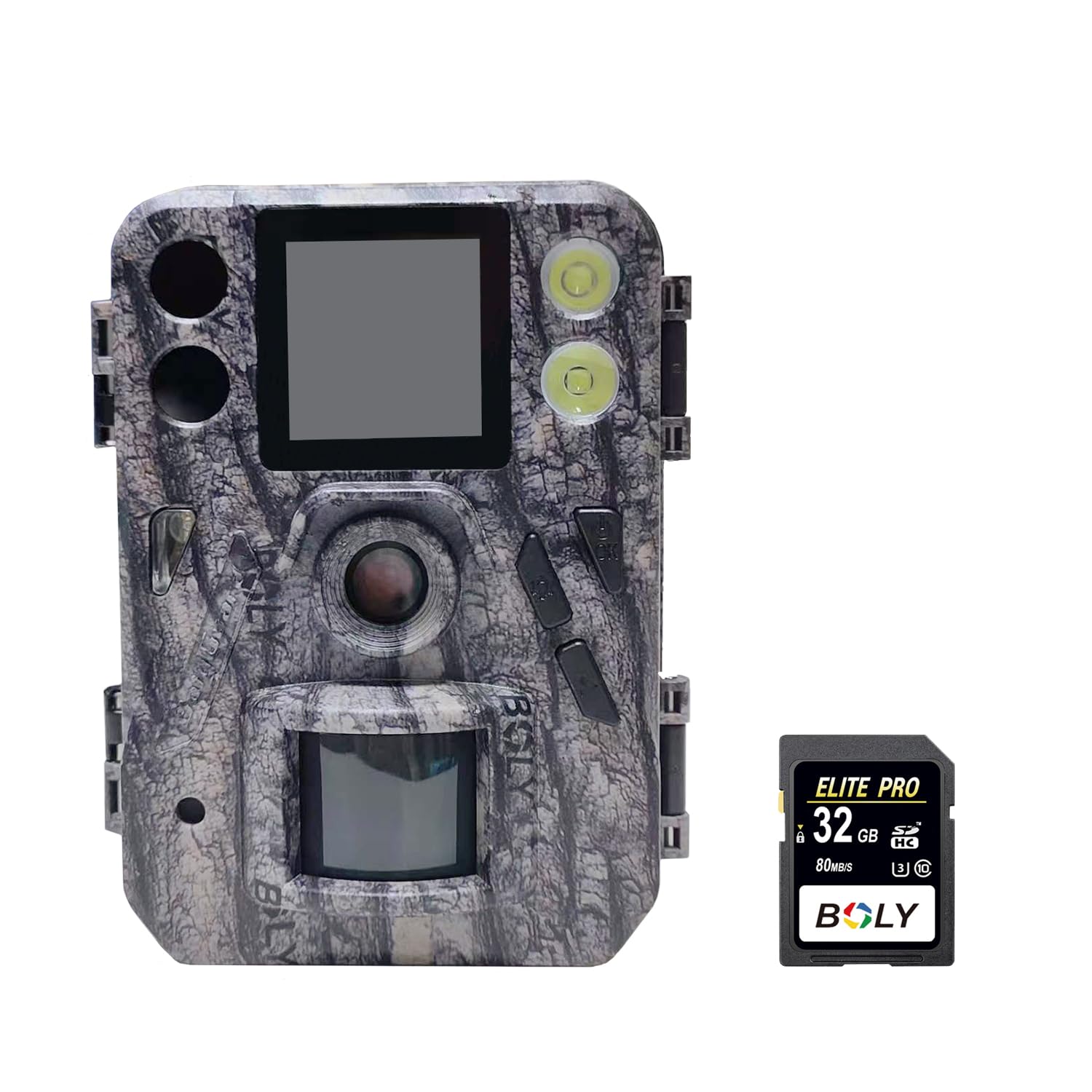 BolyGuard Fotopułapka 37 MP z niewidocznym światłem 940 nm i 850 nm – kamera do obserwacji dzikich zwierząt 4K Ultra HD do polowania i obserwacji dzikich zwierząt, wodoszczelność IP68, 32 GB