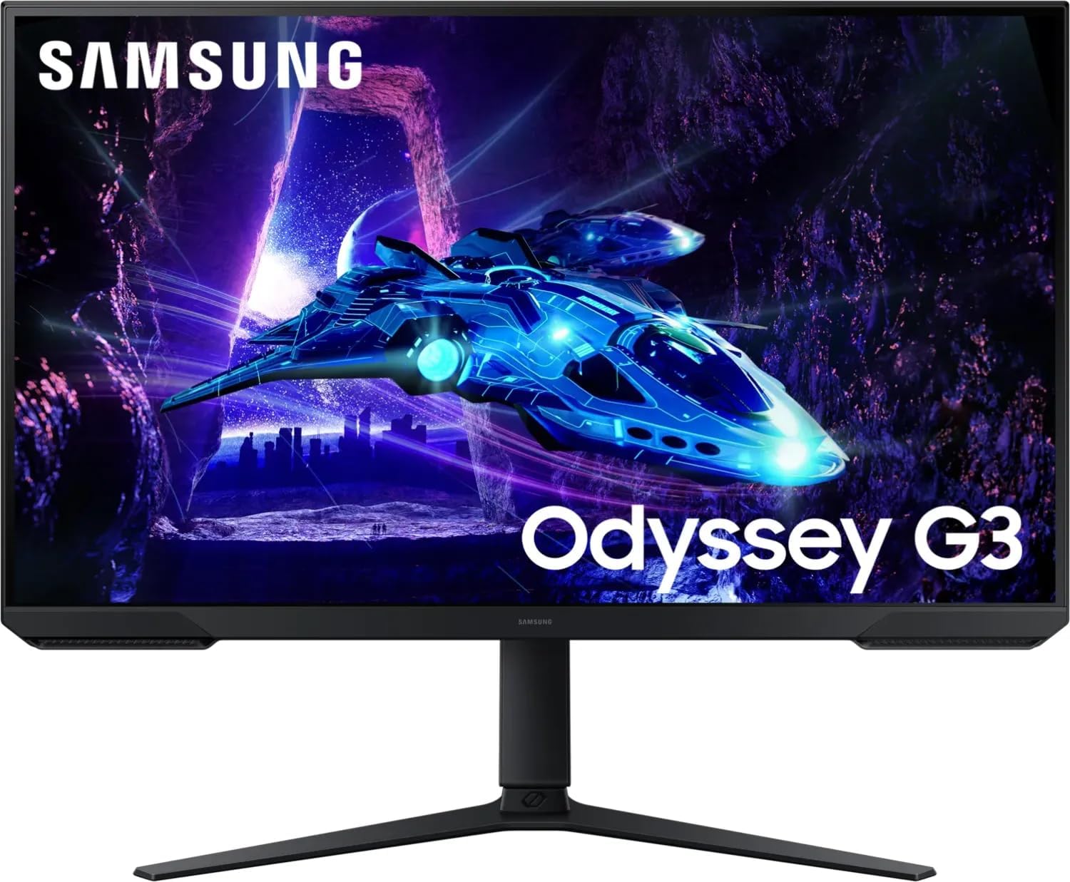 Display 32'' Samsung Gaming Odyssey G3 - G30D, Black, VA 1920 x 1080 cm, 1 ms, 250cd/m², 180 Hz, HDMI DisplayPort, Height Adjustable Footer, Swivel Tilt