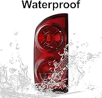 Vista 4 de Luz Trasera Izquierda Compatible con 2007 2008 Dodge Ram 1500/07 08 09 Ram 2500 3500 Luz de Freno Trasera