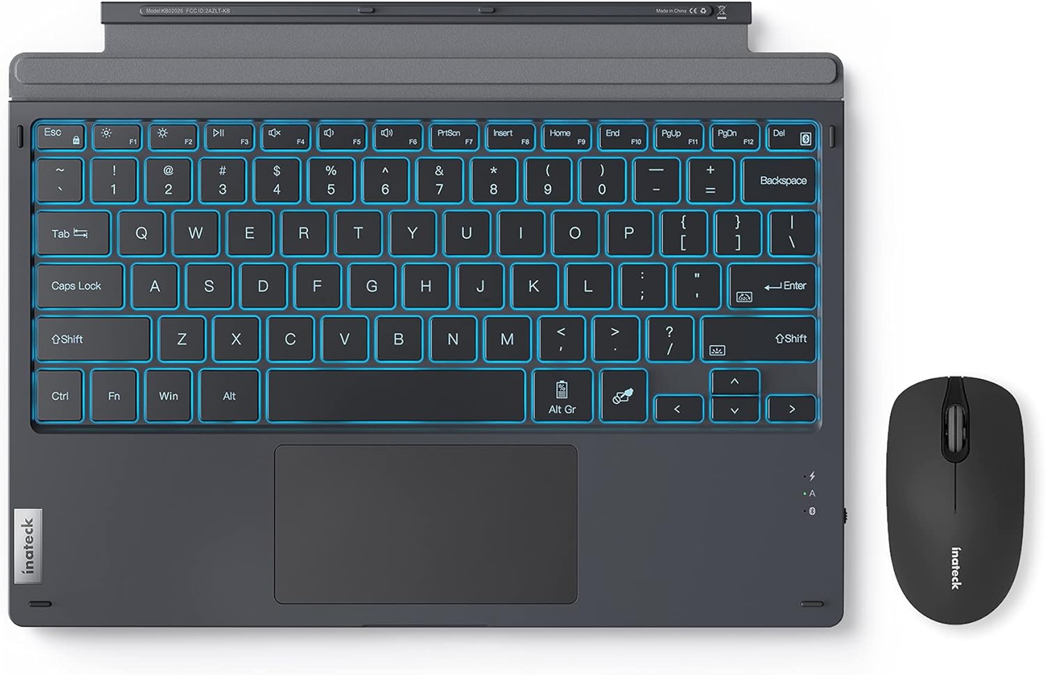 Inateck Surface Pro 7 Keyboard, 7Color Backlight