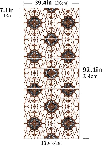 Miniatura 5 de Batik - Adhesivos autoadhesivos para escaleras, despegar y pegar, elevadores de escalera de vinilo, calcomanías decorativas para escalones, 7.1 x