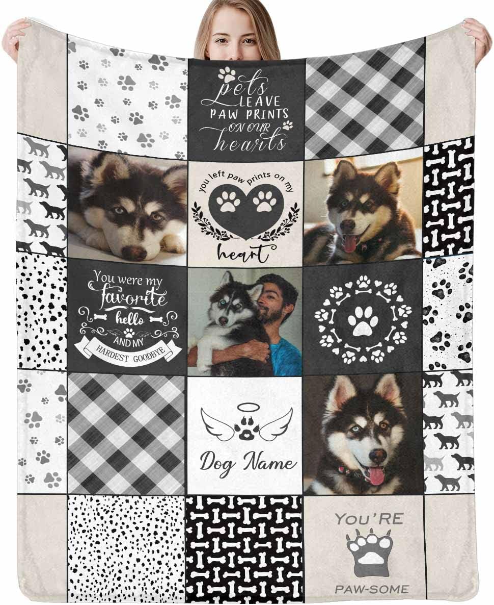 personalized dog blankets