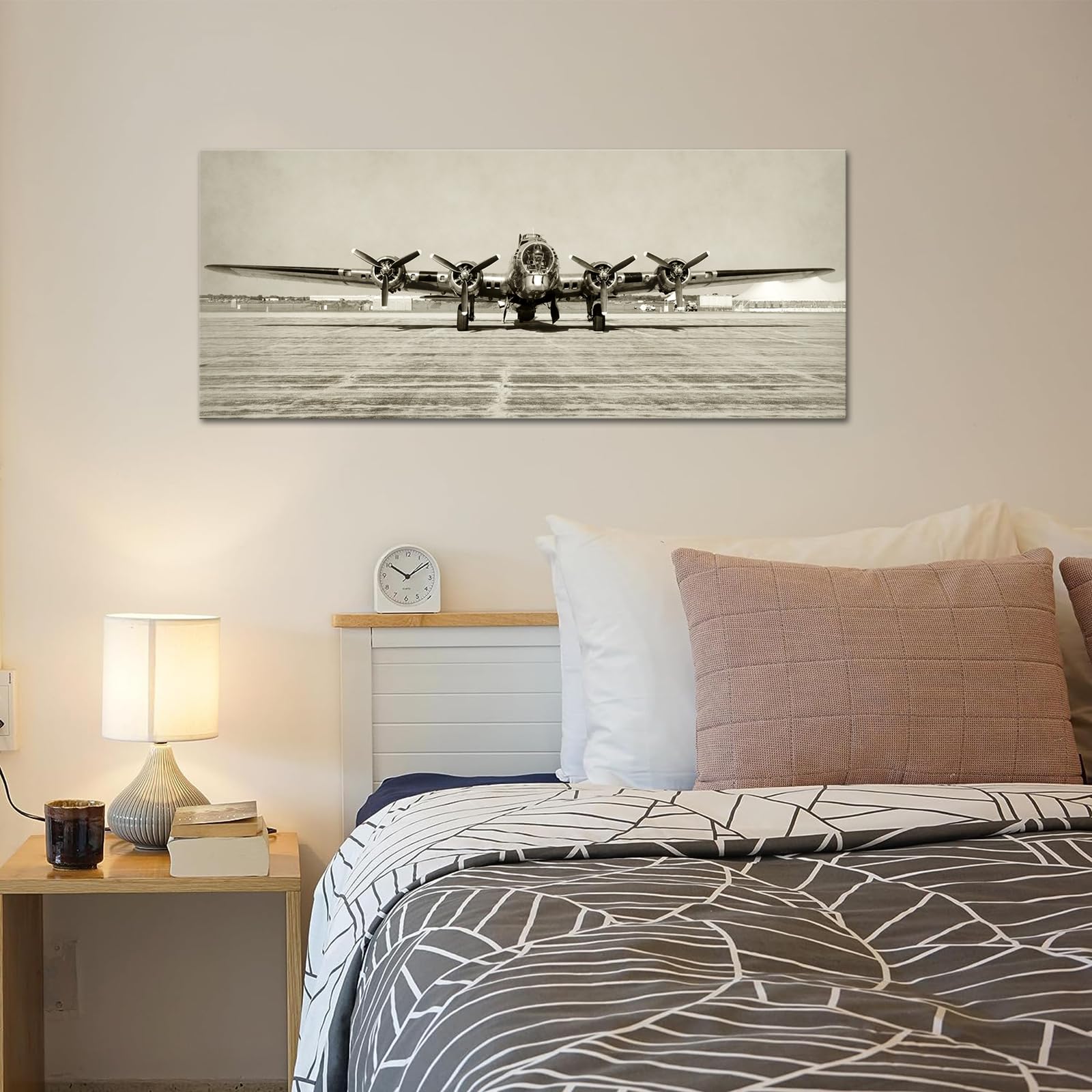 Amazon.com: KLVOS Large Airplane Art Wall Decor World War II Era