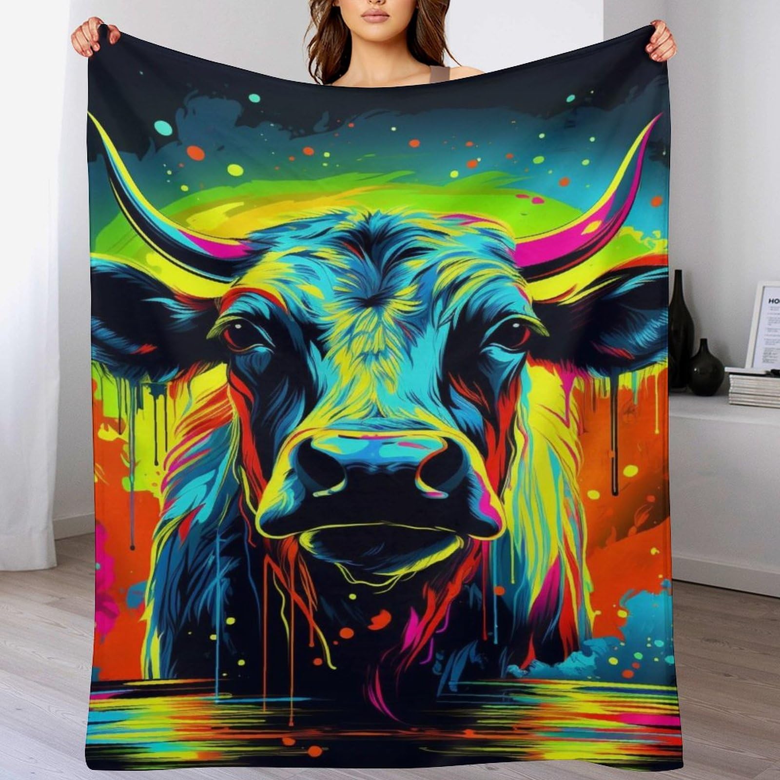 Couverture chaude en flannel contre le froid nocturne plaid grand format pour lit