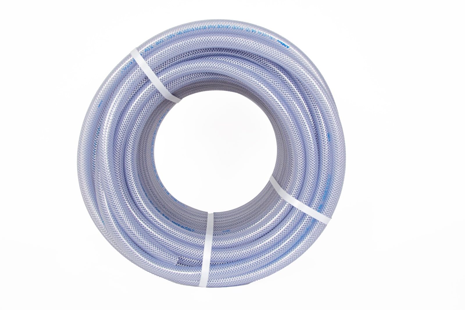 Tubo in PVC trasparente Crystal Retex ML 14x20 m 50 Rinforzato, Ultra Resistenza, Qualità Alimentare, passaggio aria, aria compressa, passaggio liquidi, acqua potabile, irrigazione