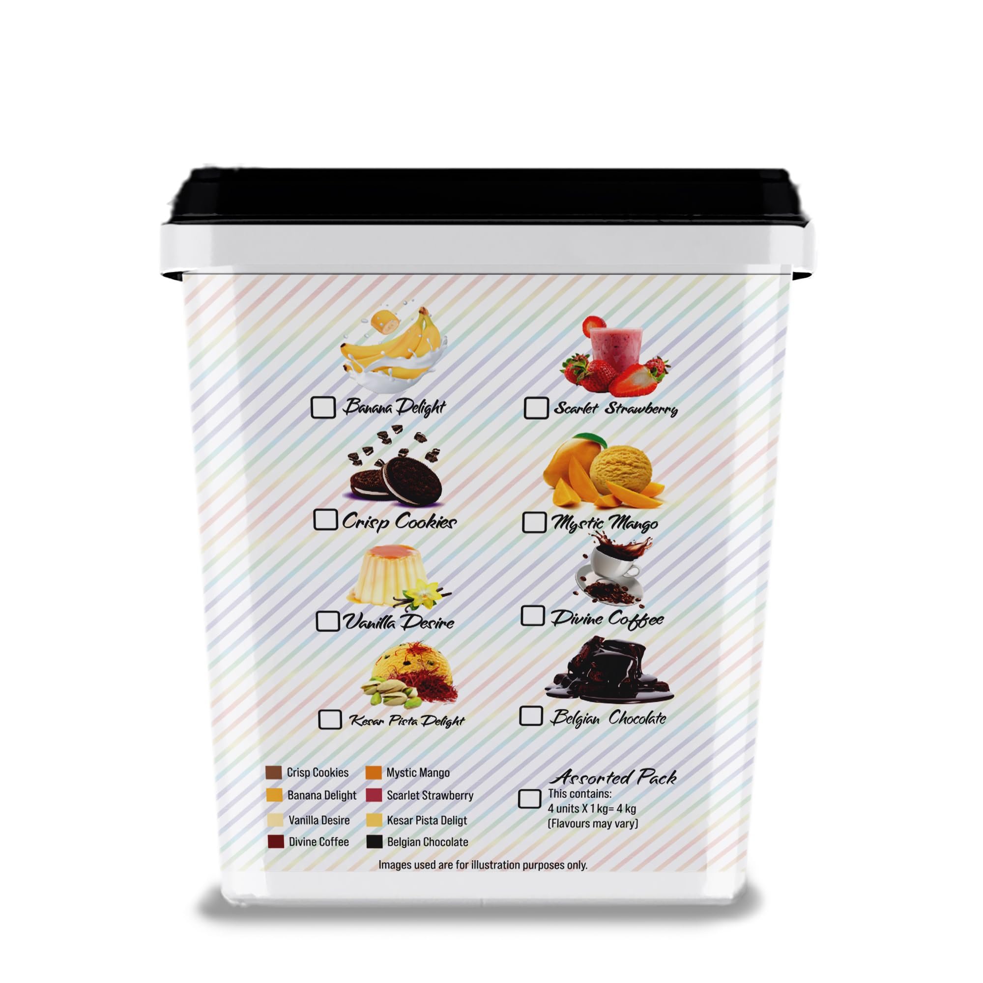 Getmymettle Alpha Whey Protein Powder, Mix Flavors (4kg / 8.8lbs)| 4 Different Flavors in One Bucket | 35.06g Protein Per Serving | High Protein for Muscle Growth & Recovery | Fast Absorption | Gym Nutrition — Amazon image 3