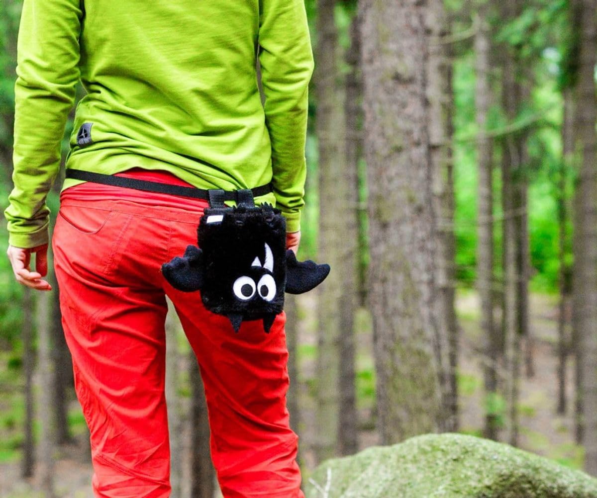 Crafty Climbing - Bat (Chalkbag Fledermaus), Ausführung:Black Bat