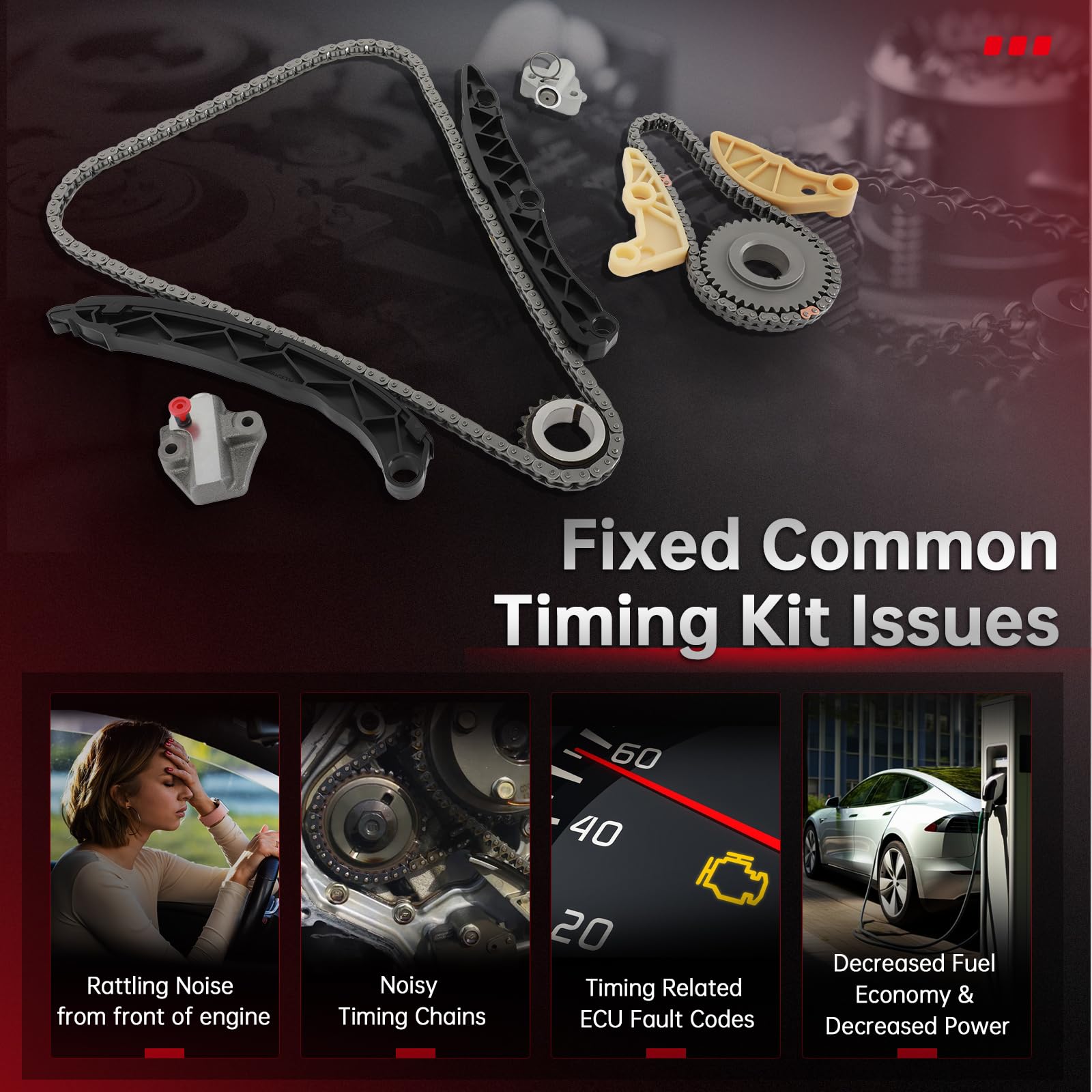 Amazon.com: cciyu Engine Timing Chain Kit Sets for Kia Sorento