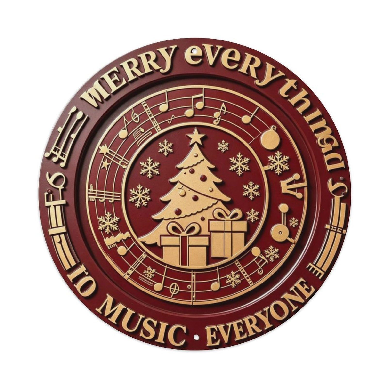 Merry Everything to Everyone Metal Tin Sign Plaque