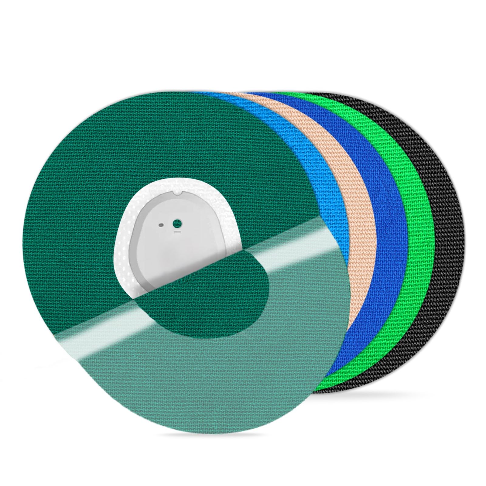 HONYOU 30Pack Dexcom G7 Adhesive Patches Water-Resistant Full Coverage Overpatch Overlay No-Glue on Center Cotton CGM Tape, Last 10 Days Breathable Latex-Free Easy Use Hypoallergenic Sweatproof